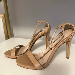 Steve Madden Nude Strappy Heels